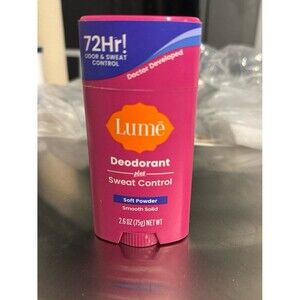 Lume 72 hour stick deodorant soft powder new